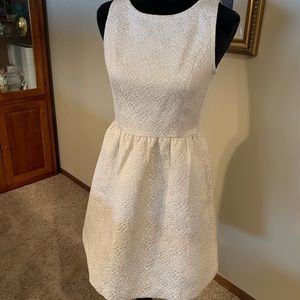 Frenchi Ivory and gold dress